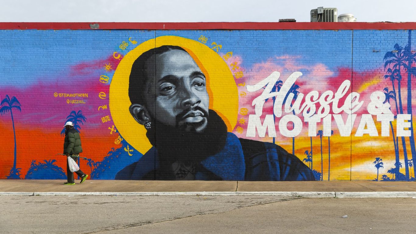 Art No298 Nipsey Hussle retro