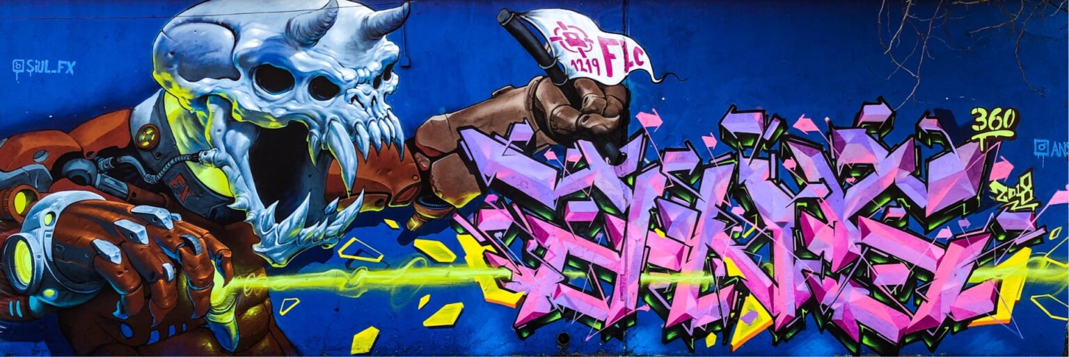 Ans: «Graffiti was born illegal and must live in the streets». | Throw ...