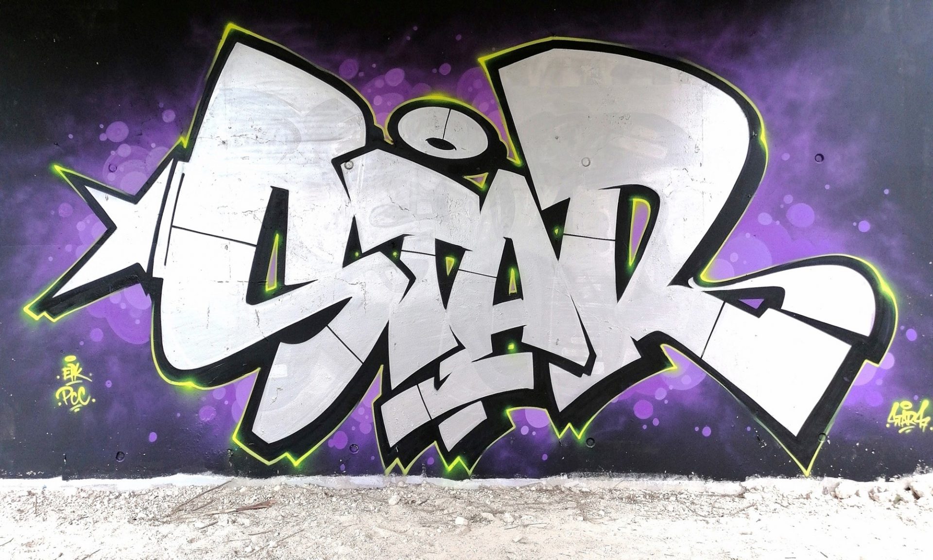3d graffiti stars